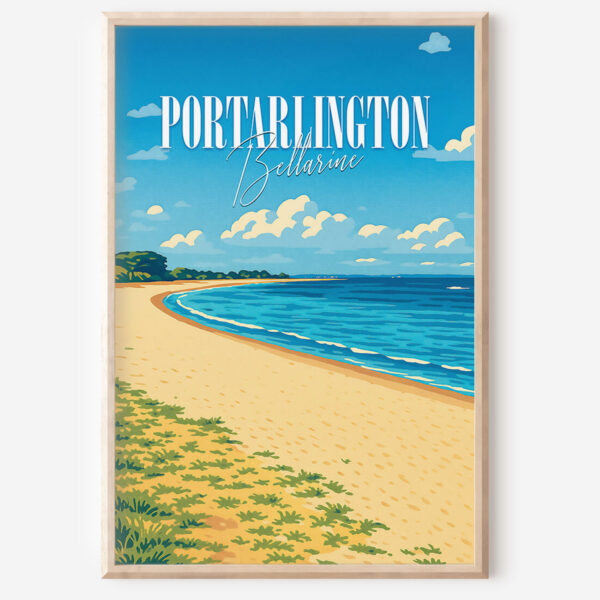 Portarlington Retro Travel Poster